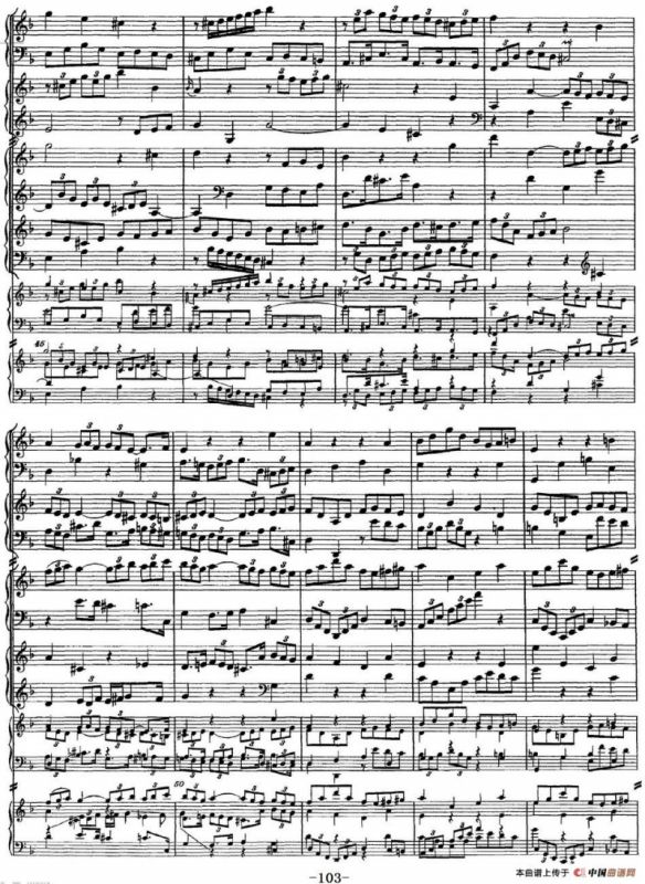 The Art of the Fugue BWV 1080（赋格的艺术-XVII）