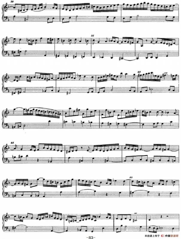 The Art of the Fugue BWV 1080（赋格的艺术-XV）