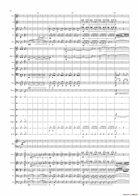 热巴舞曲（管弦乐队总谱）