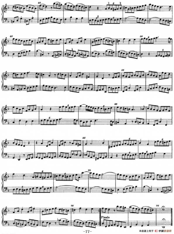 The Art of the Fugue BWV 1080（赋格的艺术-XIII）