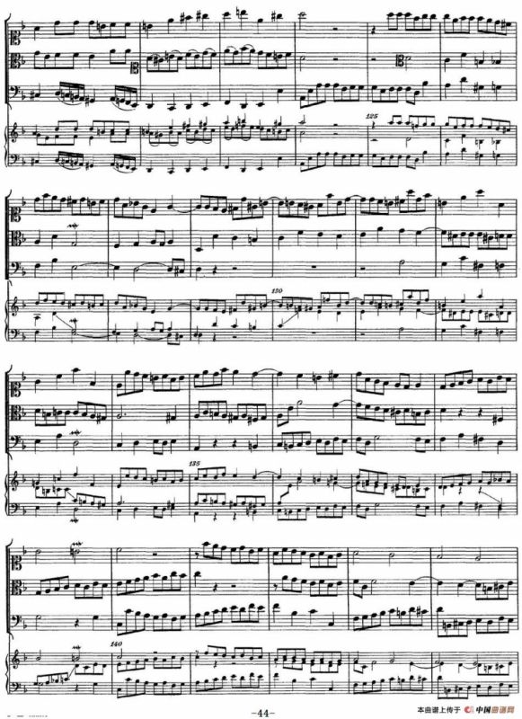 The Art of the Fugue BWV 1080（赋格的艺术-VIII）