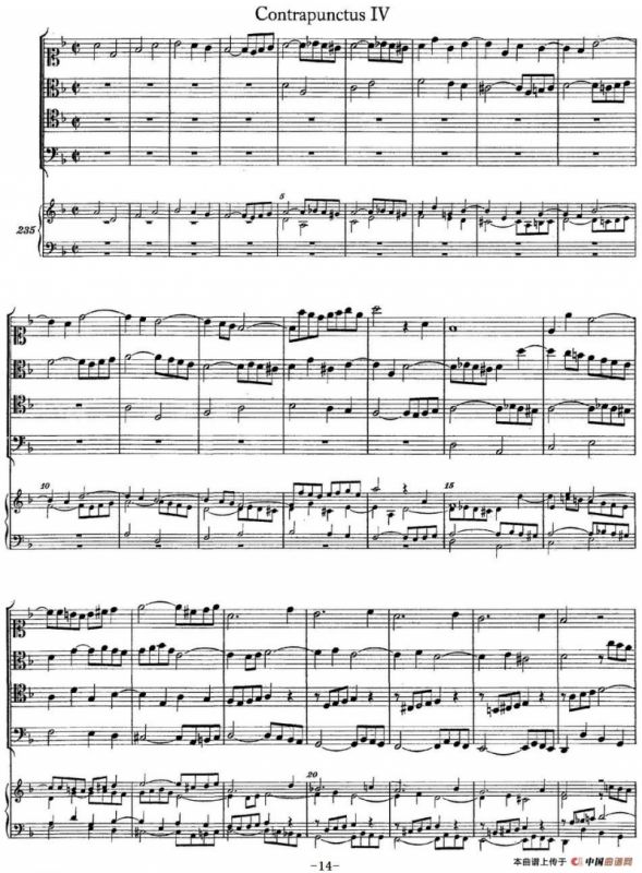 The Art of the Fugue BWV 1080（赋格的艺术-IV）