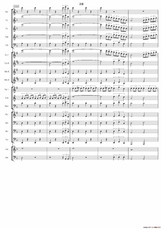 加勒比海盗交响组曲（PIRATES OF THE CARIBBEAN）（交响总谱）