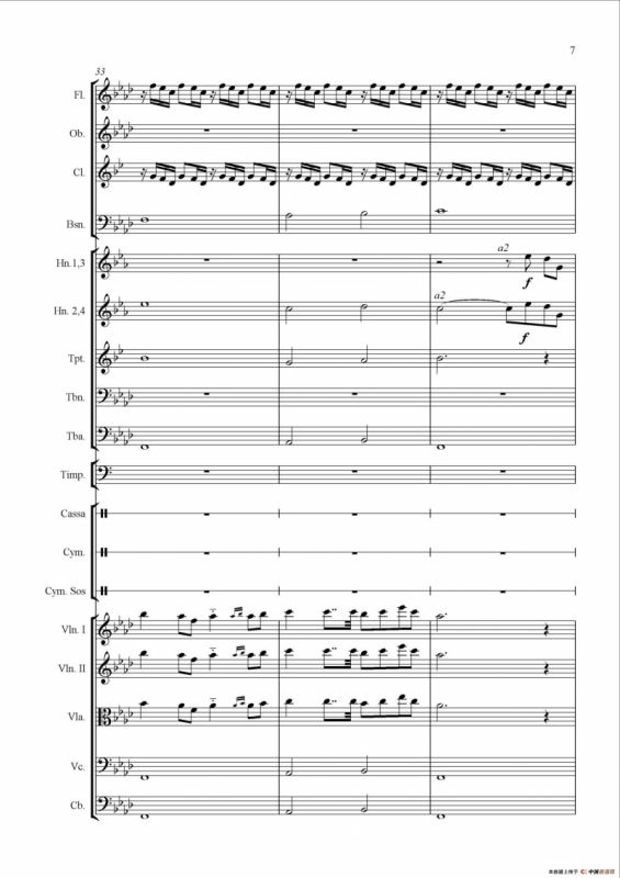 幽灵公主（Princess Mononoke）（交响乐总谱）