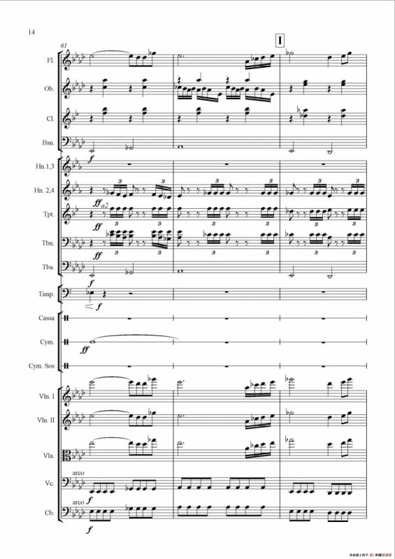 幽灵公主（Princess Mononoke）（交响乐总谱）