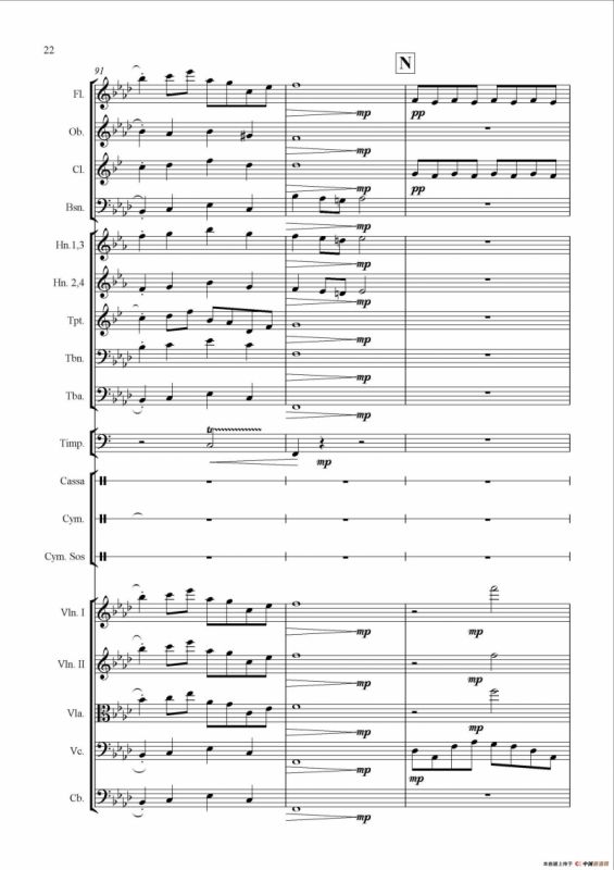 幽灵公主（Princess Mononoke）（交响乐总谱）