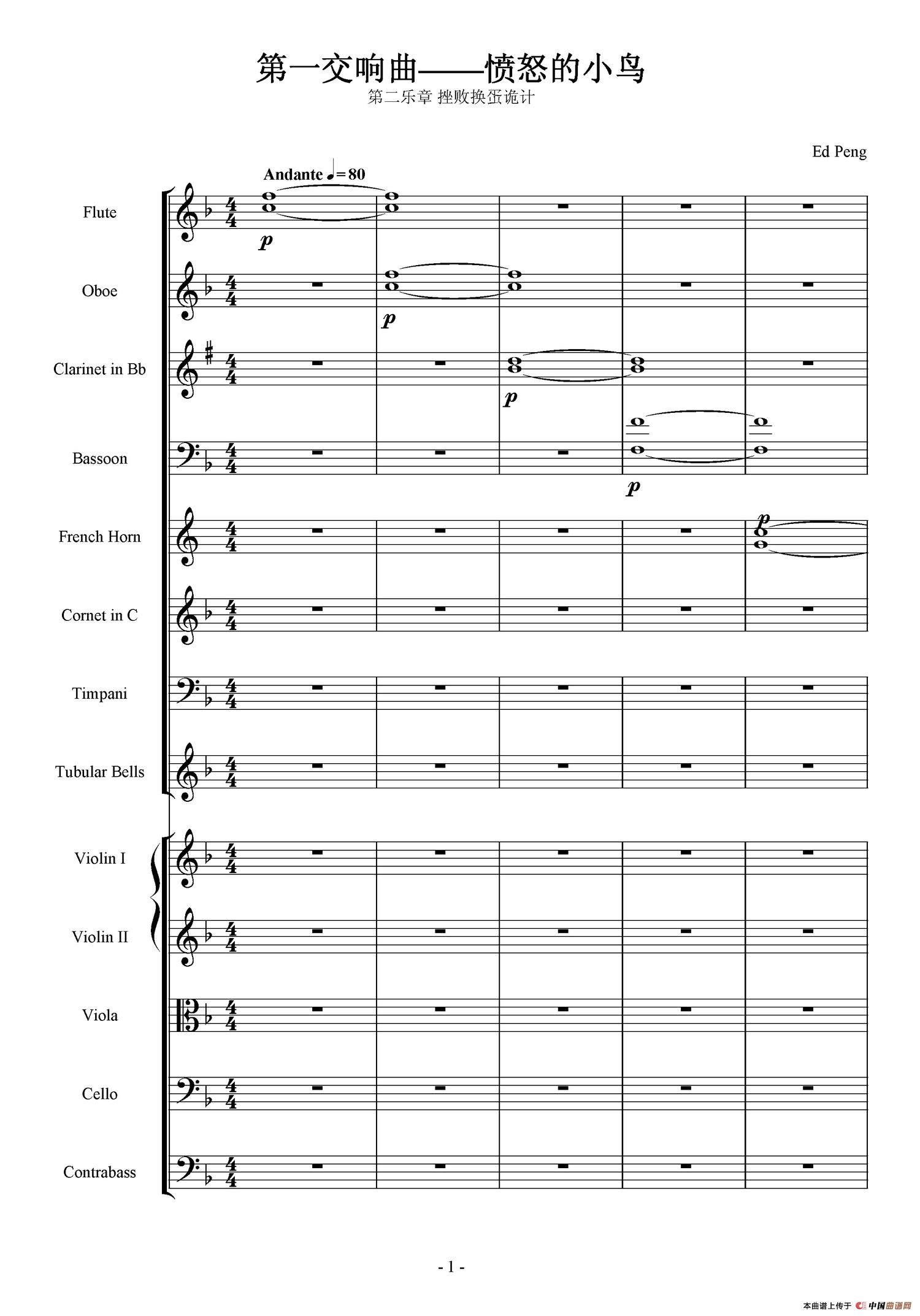 第一交响曲——愤怒的小鸟（第二乐章 挫败换蛋诡计）