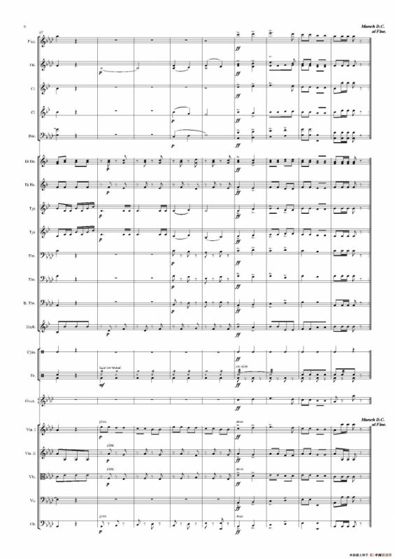 Kinderlieder Marsch（总谱）