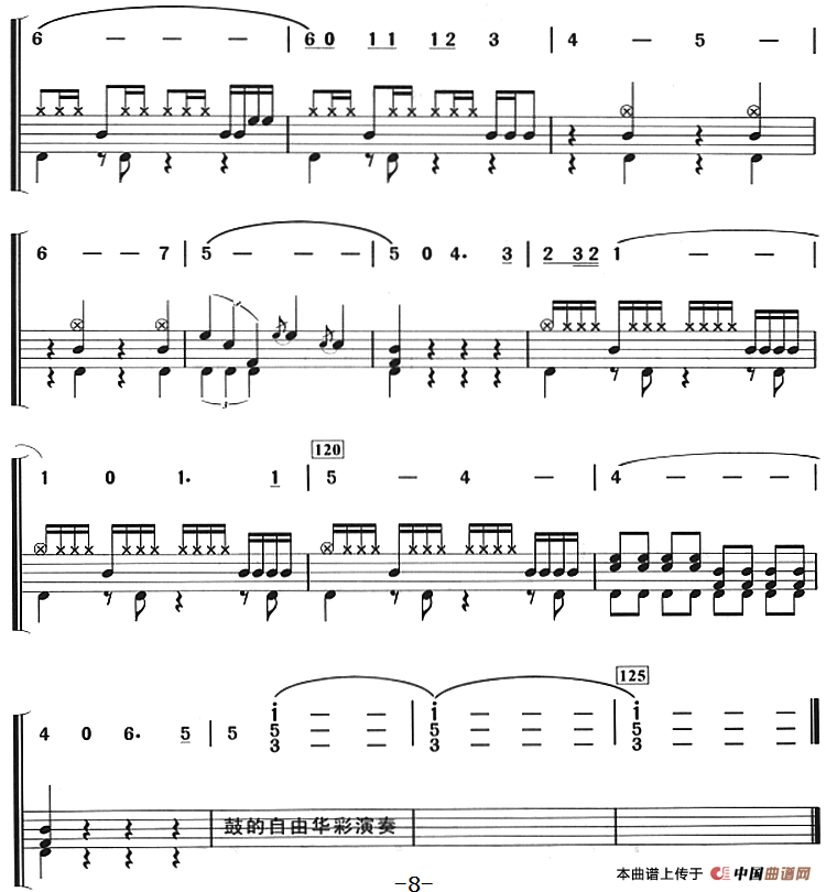 we are ready——我们的梦（架子鼓、主旋律+鼓谱）