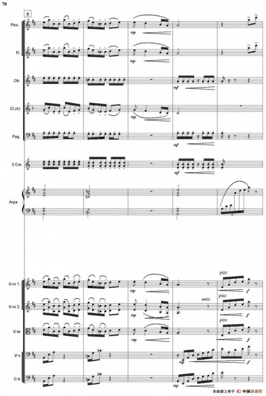 猜调（管弦乐总谱）