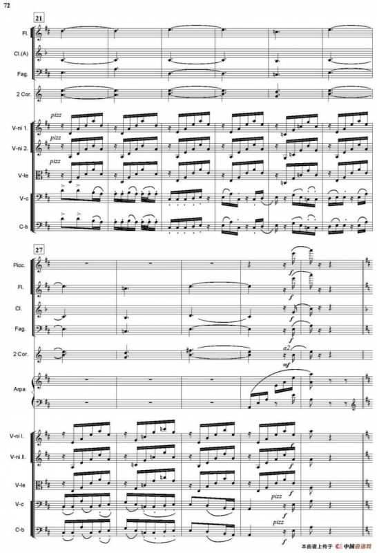 猜调（管弦乐总谱）