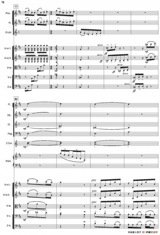 猜调（管弦乐总谱）