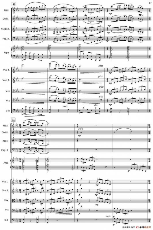 雨不洒花花不红（总谱）