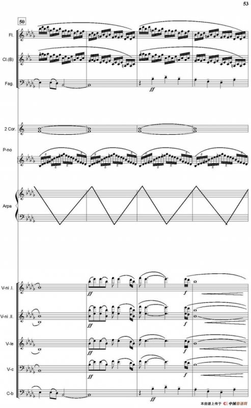小河淌水（总谱）