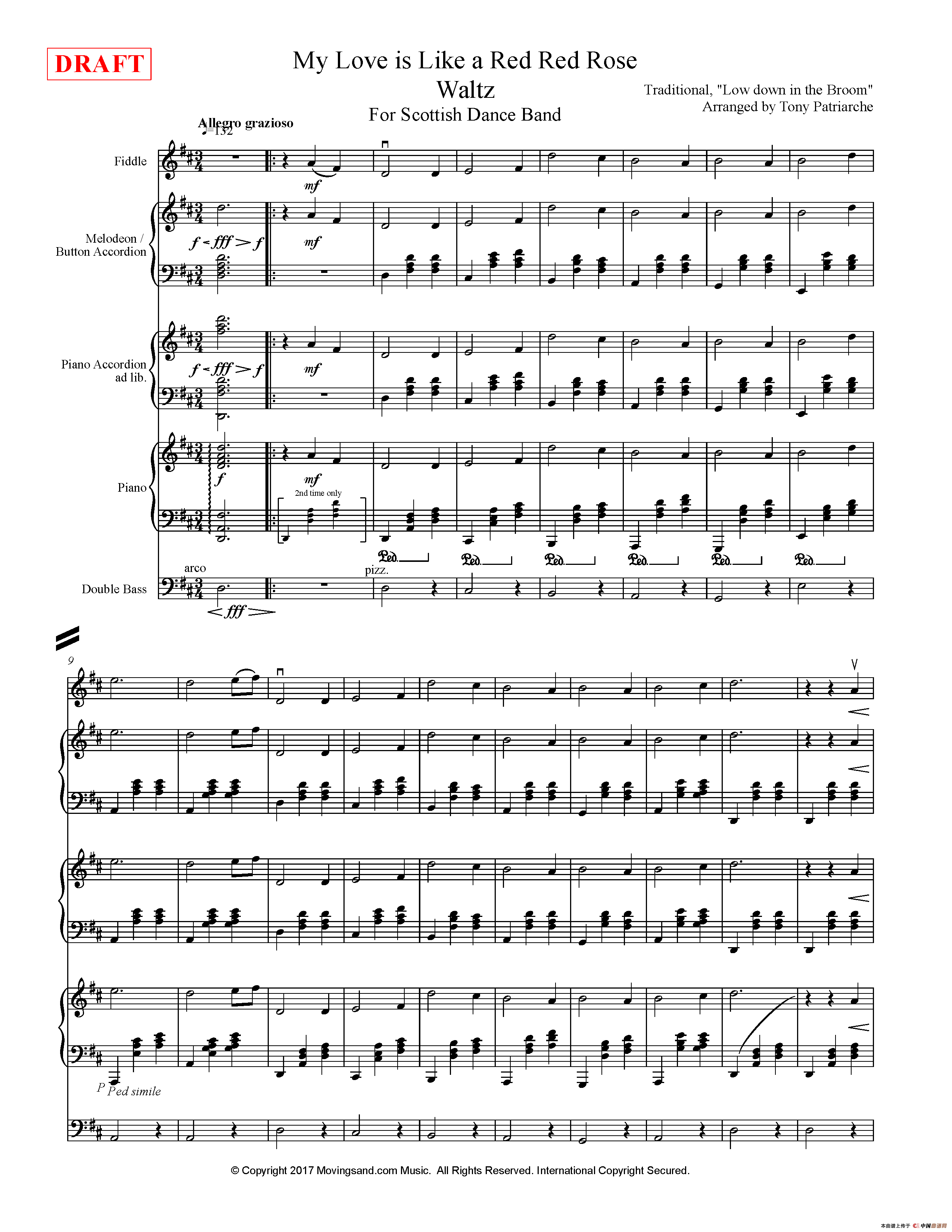 My Love is Like a Red Red Rose Waltz（我的爱就像红红玫瑰）