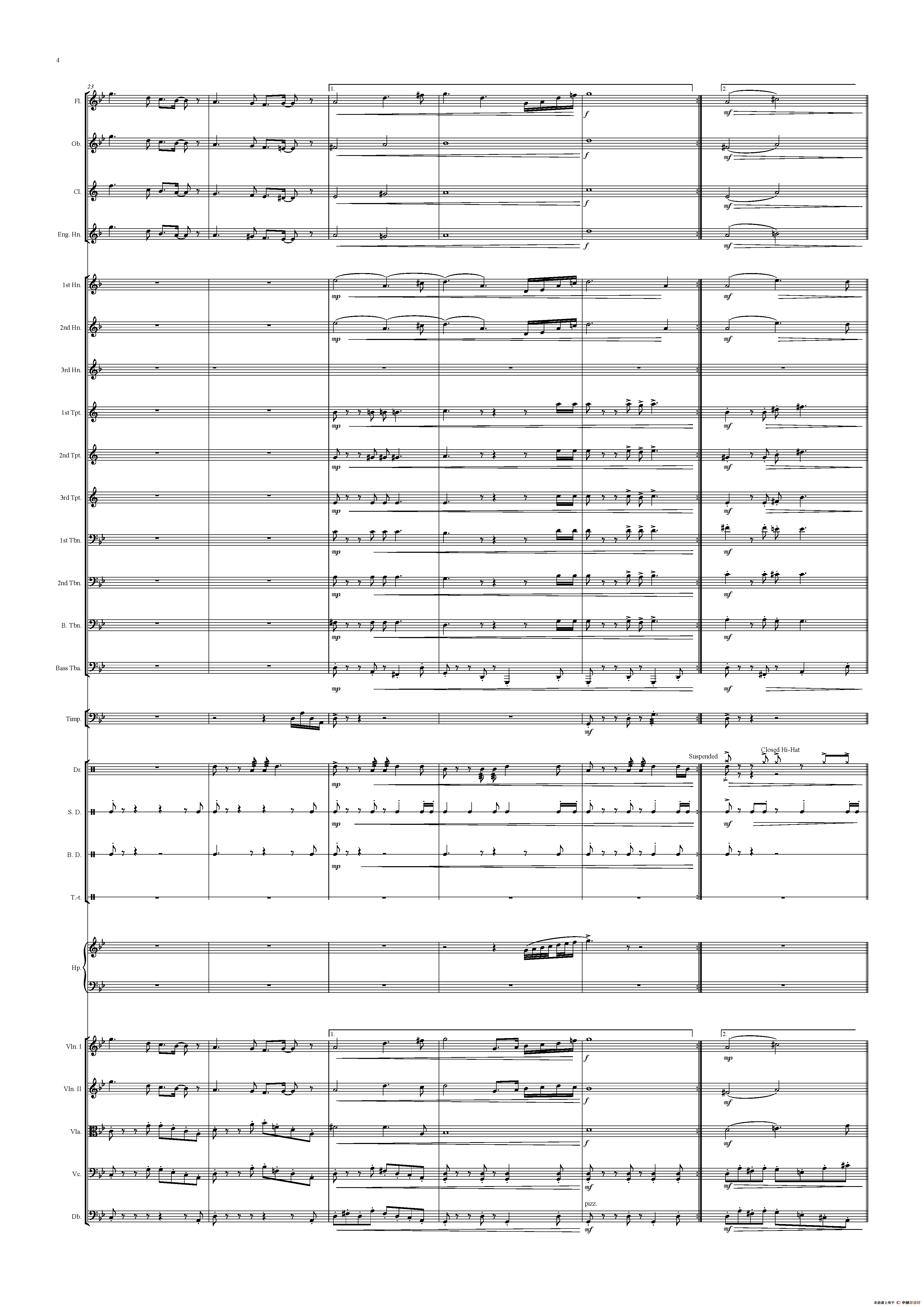 Arabian Horsemen - Full Score（阿拉伯骑兵）