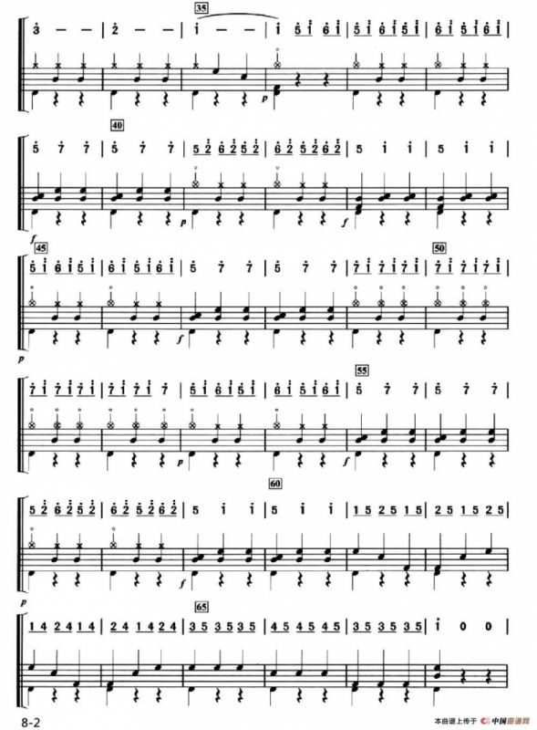 [法]溜冰圆舞曲（架子鼓、简谱+鼓谱）