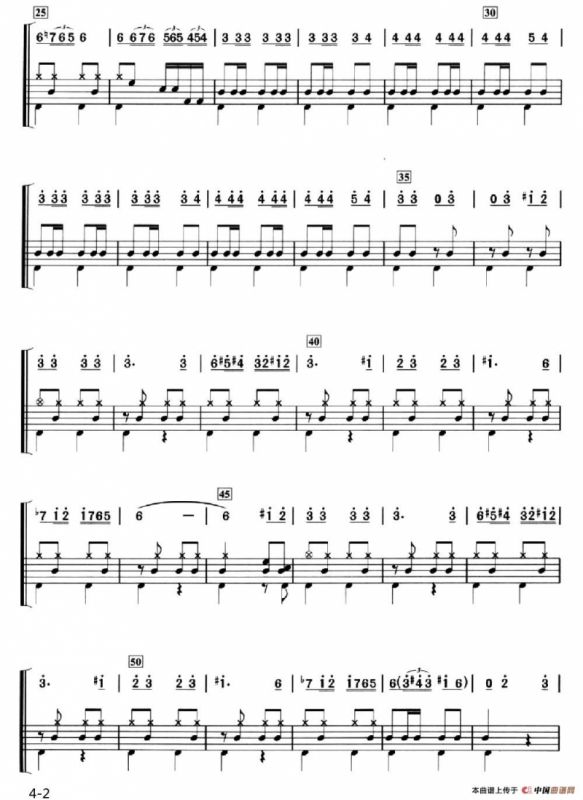 西班牙斗牛士（架子鼓、简谱+鼓谱）