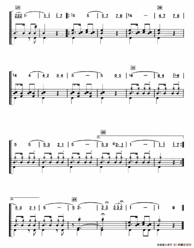 [意]我的太阳（架子鼓、简谱+鼓谱）