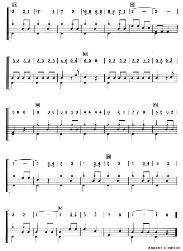 花仙子之歌（架子鼓、简谱+鼓谱）