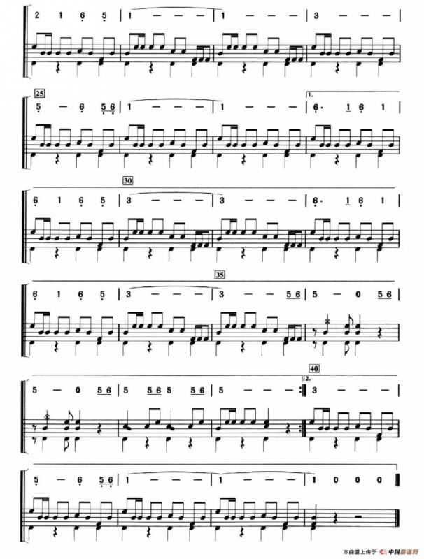 甜蜜蜜（架子鼓、简谱+鼓谱）