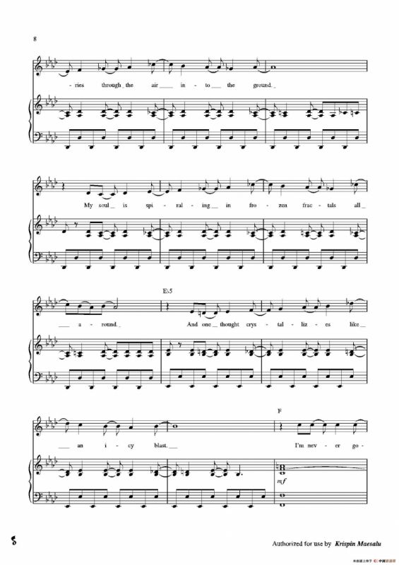 Let It Go（小提琴+钢琴伴奏）