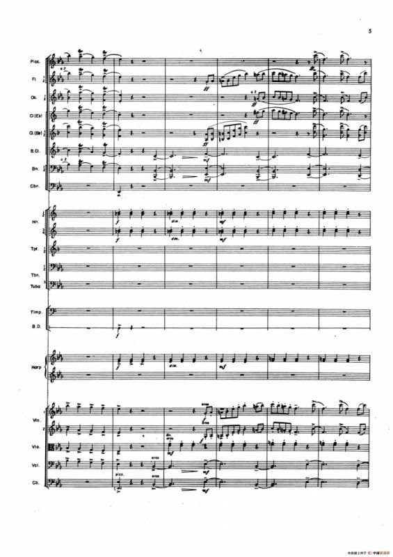 OVERTURE TO CANDIDE（《坎迪德》序曲）（交响乐总谱）