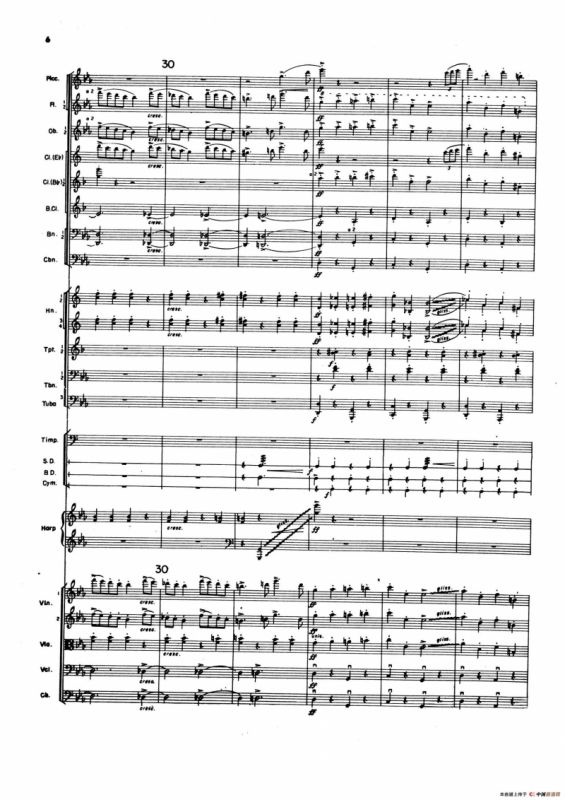 OVERTURE TO CANDIDE（《坎迪德》序曲）（交响乐总谱）