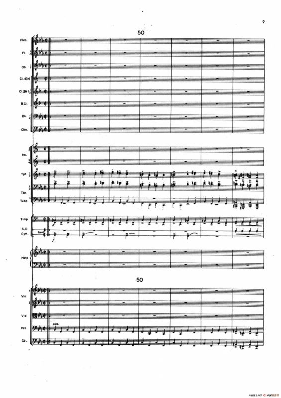 OVERTURE TO CANDIDE（《坎迪德》序曲）（交响乐总谱）