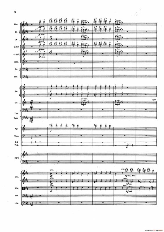 OVERTURE TO CANDIDE（《坎迪德》序曲）（交响乐总谱）