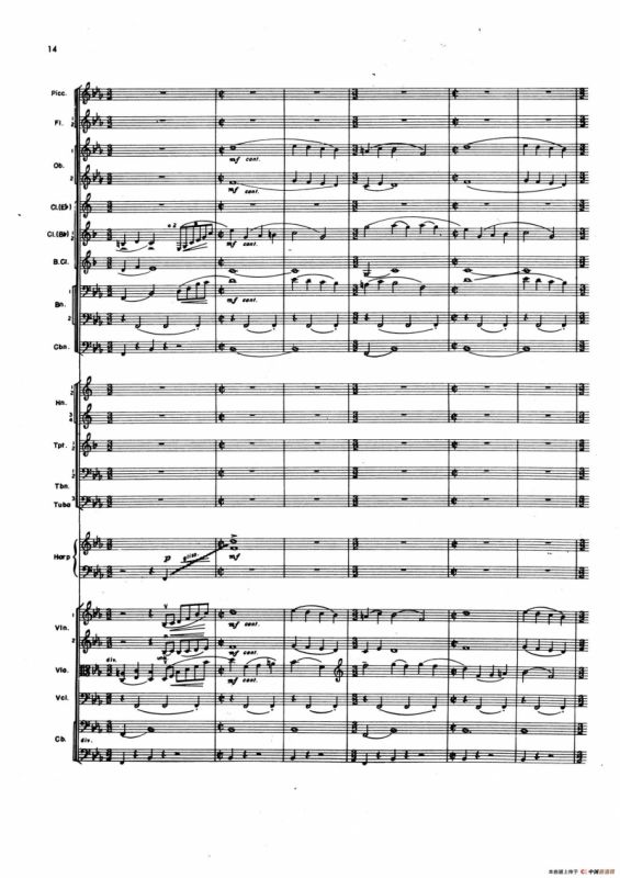 OVERTURE TO CANDIDE（《坎迪德》序曲）（交响乐总谱）