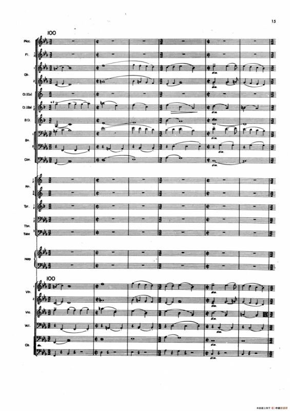 OVERTURE TO CANDIDE（《坎迪德》序曲）（交响乐总谱）