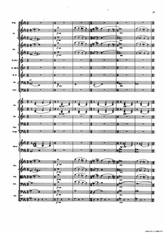 OVERTURE TO CANDIDE（《坎迪德》序曲）（交响乐总谱）