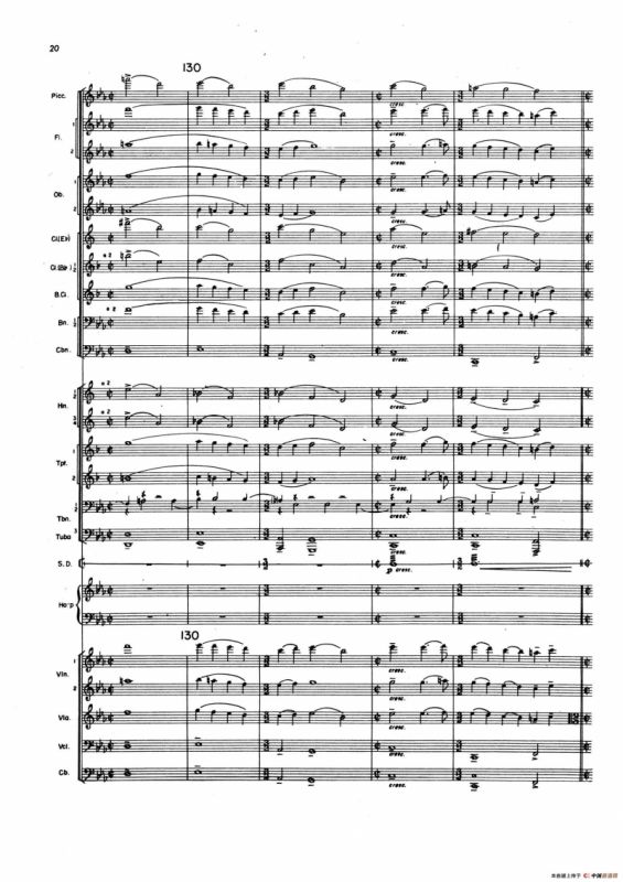 OVERTURE TO CANDIDE（《坎迪德》序曲）（交响乐总谱）