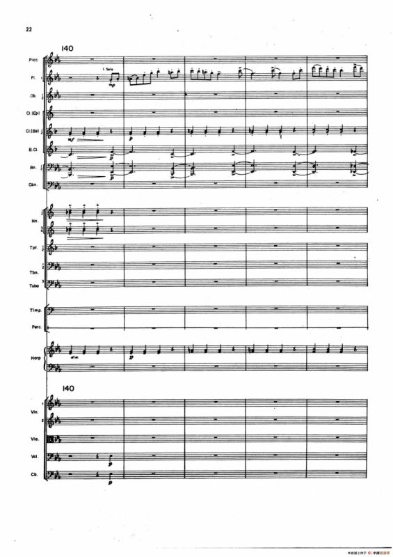 OVERTURE TO CANDIDE（《坎迪德》序曲）（交响乐总谱）