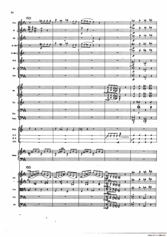 OVERTURE TO CANDIDE（《坎迪德》序曲）（交响乐总谱）