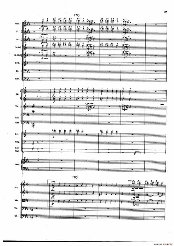 OVERTURE TO CANDIDE（《坎迪德》序曲）（交响乐总谱）