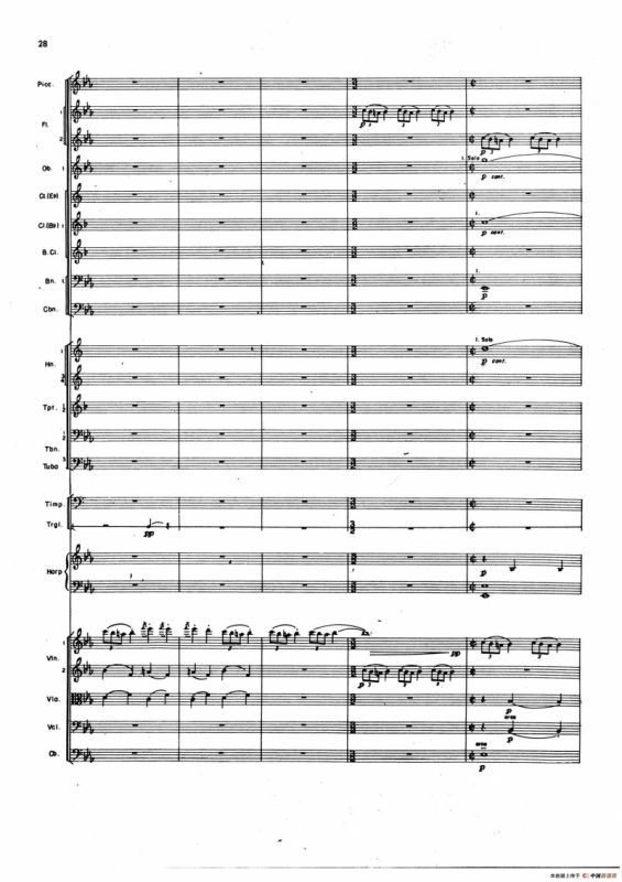 OVERTURE TO CANDIDE（《坎迪德》序曲）（交响乐总谱）