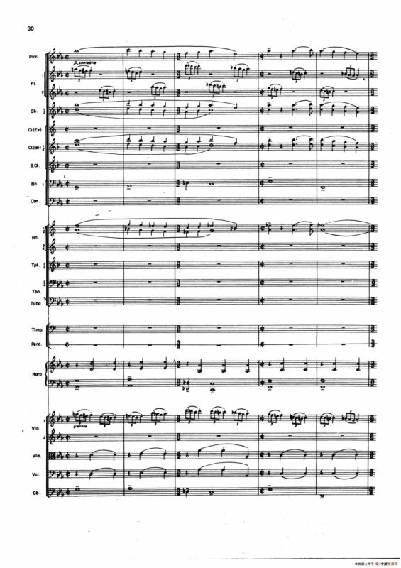 OVERTURE TO CANDIDE（《坎迪德》序曲）（交响乐总谱）