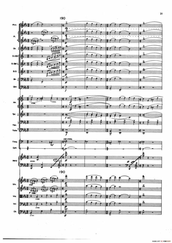 OVERTURE TO CANDIDE（《坎迪德》序曲）（交响乐总谱）