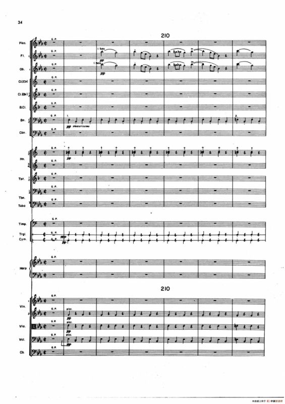 OVERTURE TO CANDIDE（《坎迪德》序曲）（交响乐总谱）