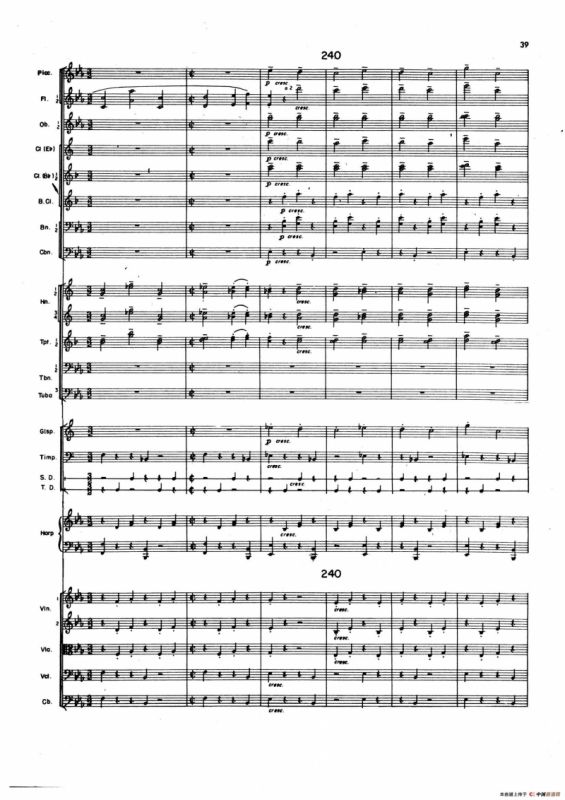 OVERTURE TO CANDIDE（《坎迪德》序曲）（交响乐总谱）