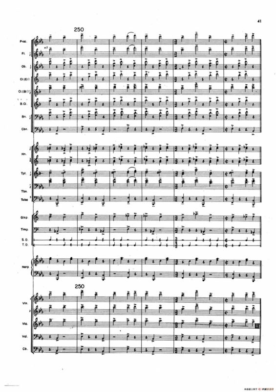 OVERTURE TO CANDIDE（《坎迪德》序曲）（交响乐总谱）