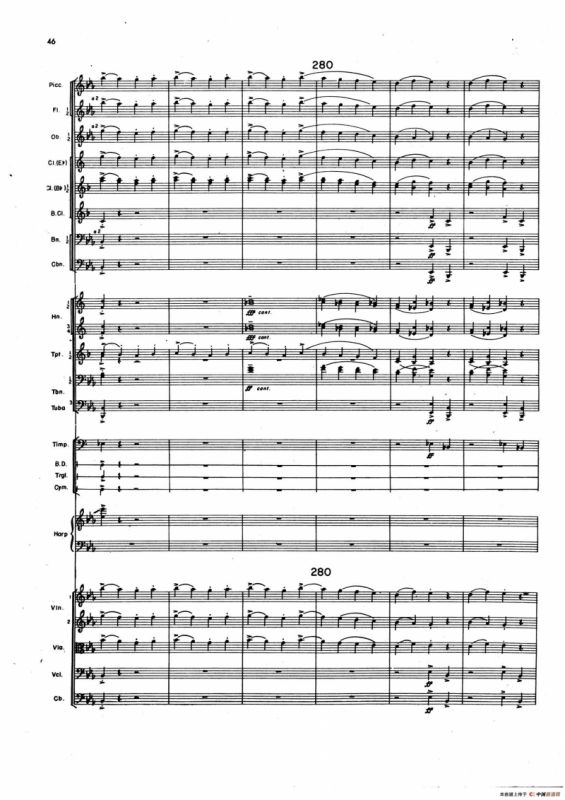 OVERTURE TO CANDIDE（《坎迪德》序曲）（交响乐总谱）