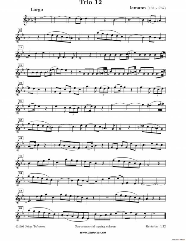 Trio 12（双簧管独奏）