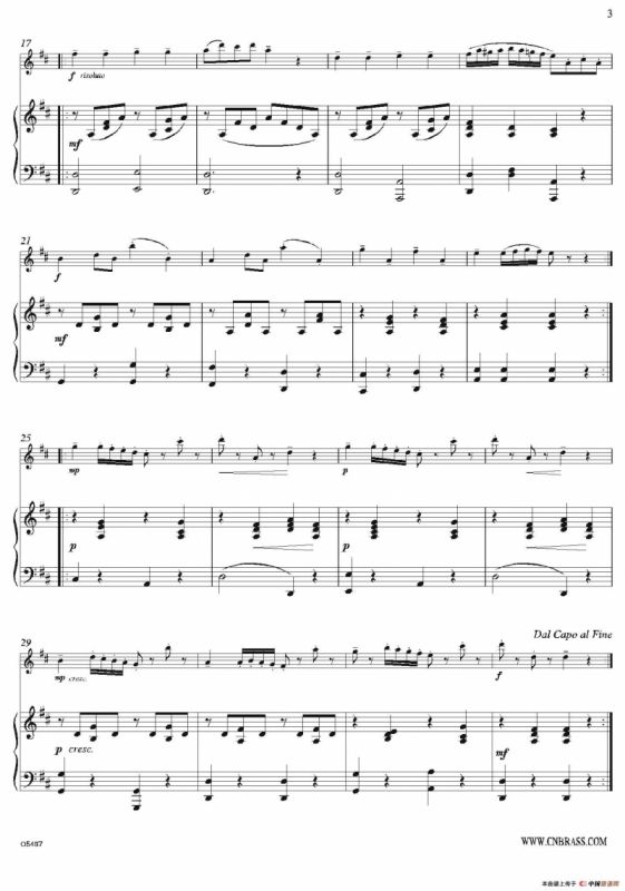 Gavotte（双簧管+钢琴伴奏）