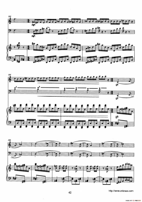 Trio（巴松、双簧管与钢琴三重奏总谱）