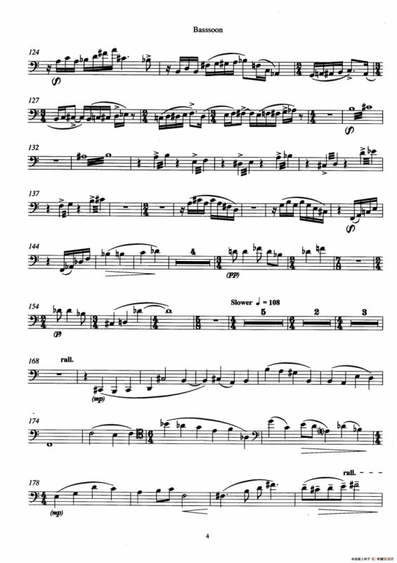 Trio（三重奏巴松分谱）