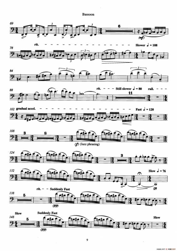 Trio（三重奏巴松分谱）