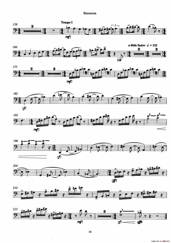 Trio（三重奏巴松分谱）